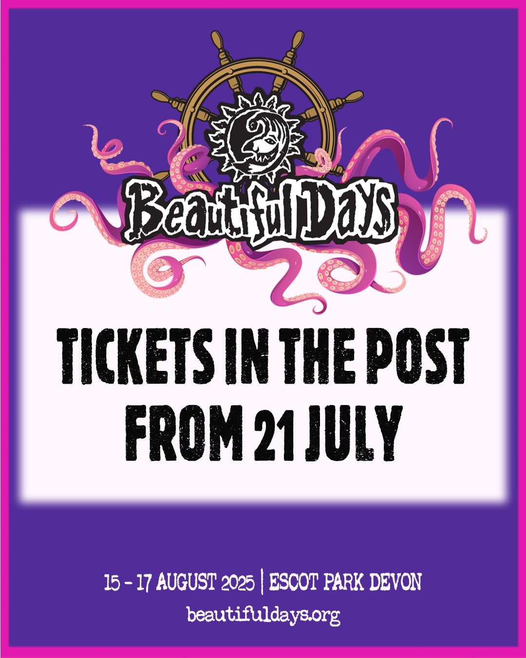 Beautiful Days Tickets, Summer Dates & Zeitgeist 30th Anniversary Tour