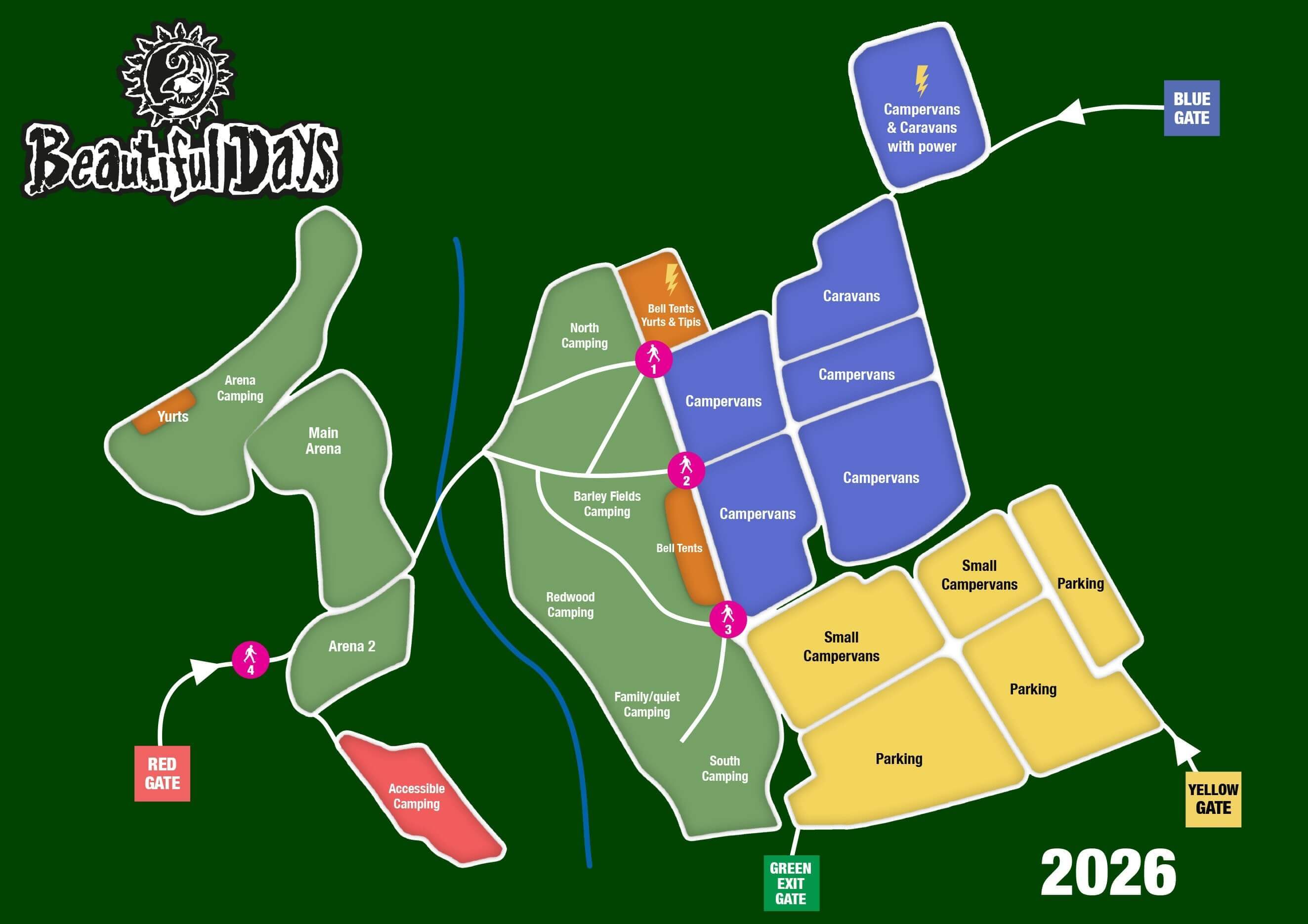 *Blue Caravan / Trailer Tent 2026 Pass £135 + Adult Weekend Ticket £210