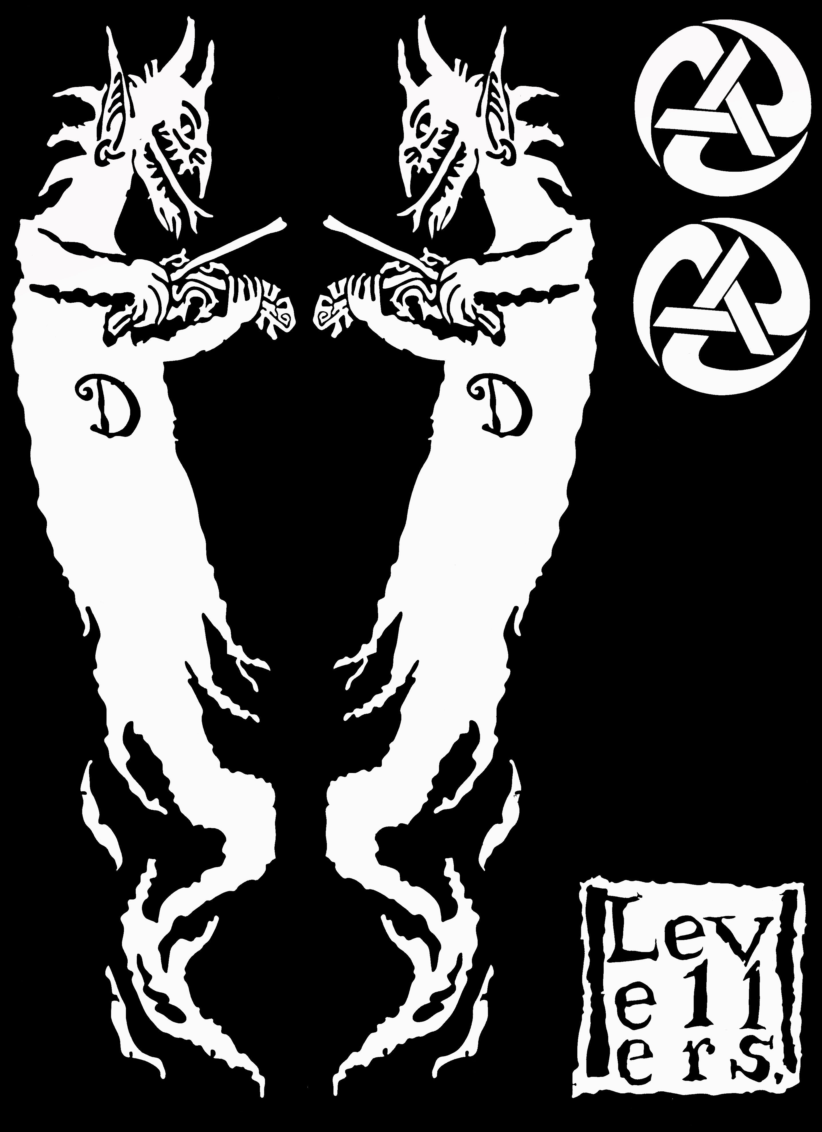 Levellers Vehicle Decals Set - Devil Fiddler, Logo, Rolling A