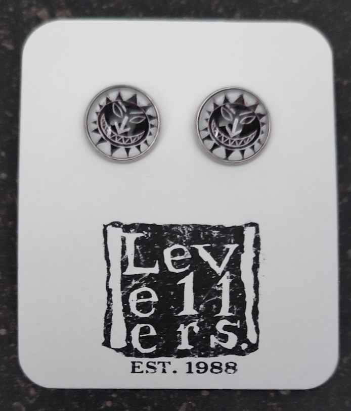 Sun Face Stud Earrings