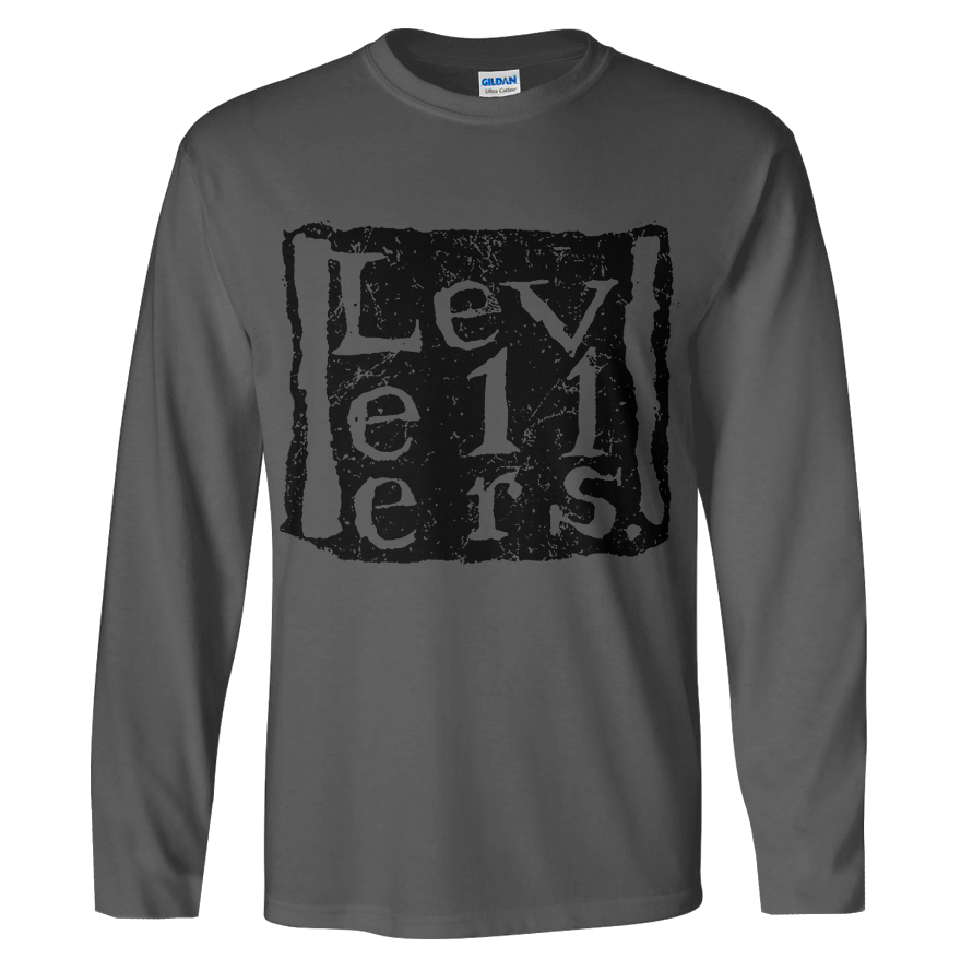 LS - Square Logo - Black on Grey Small - 5XL