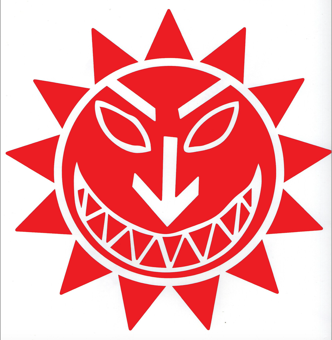 Levellers Vehicle Decal Extra Large Sun Face