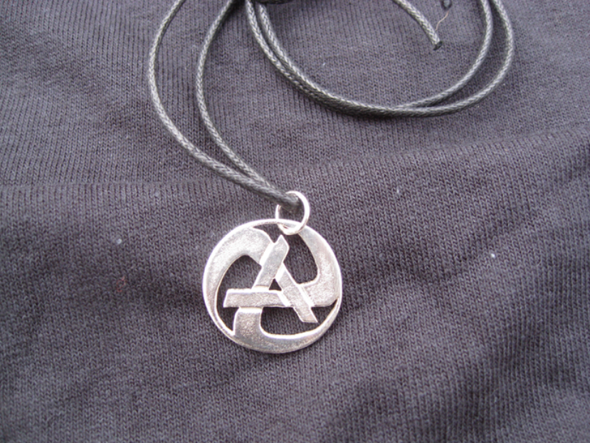 Rolling Anarchy Silver Pendant