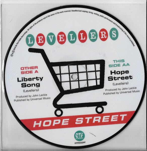 Levellers - Liberty Song (Fanclub Only 7" Picture Disc)