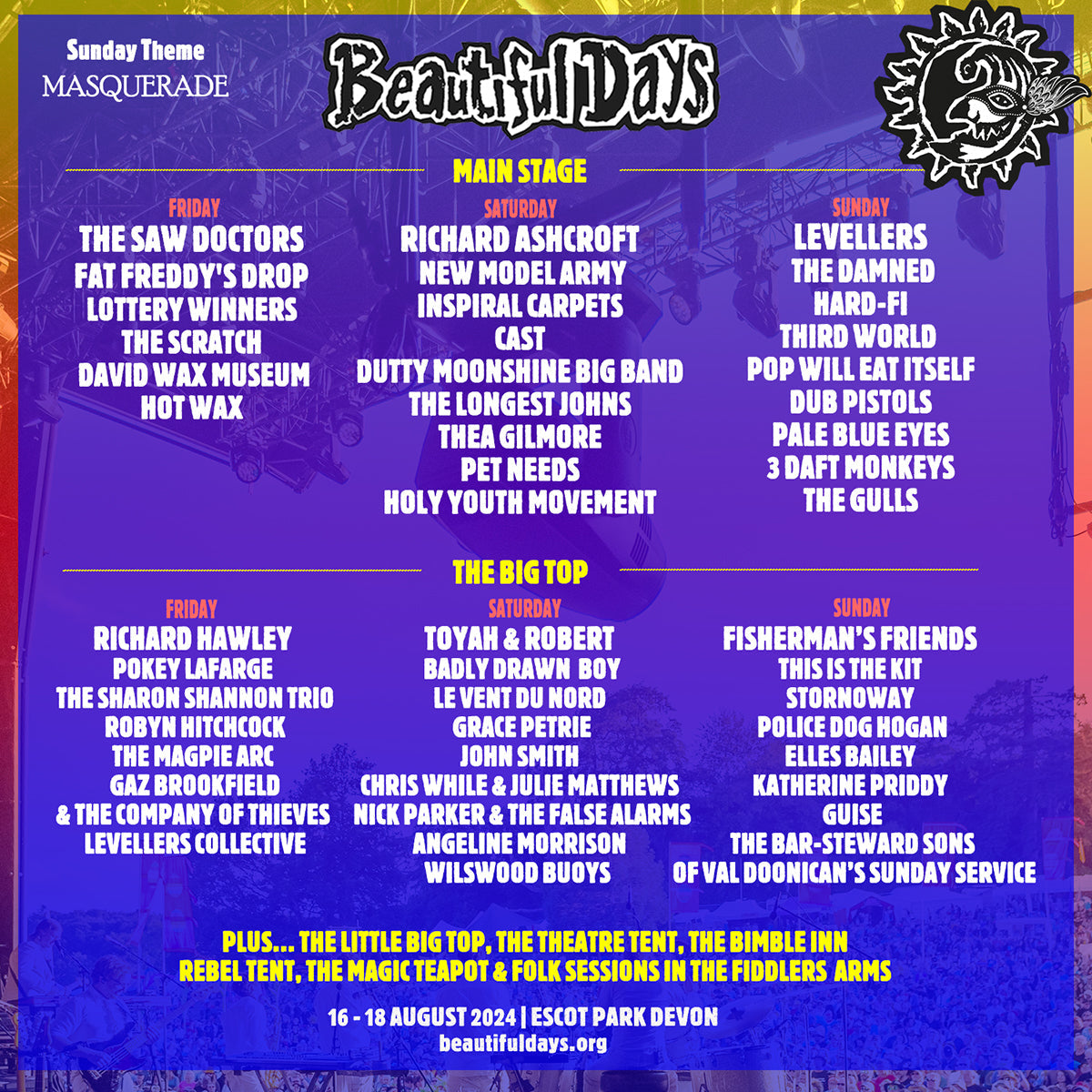 FIRST LEVELLERS SHOWS OF THE YEAR & LAST FEW BEAUTIFUL DAYS TICKETS