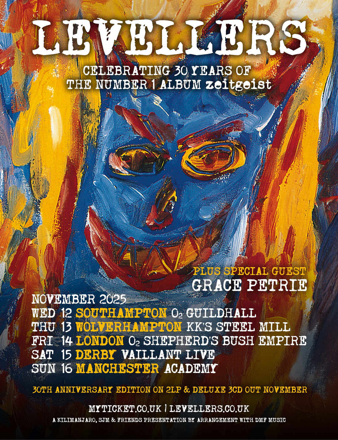 ZEITGEIST 30TH ANNIVERSARY TOUR & ALBUM RELEASE