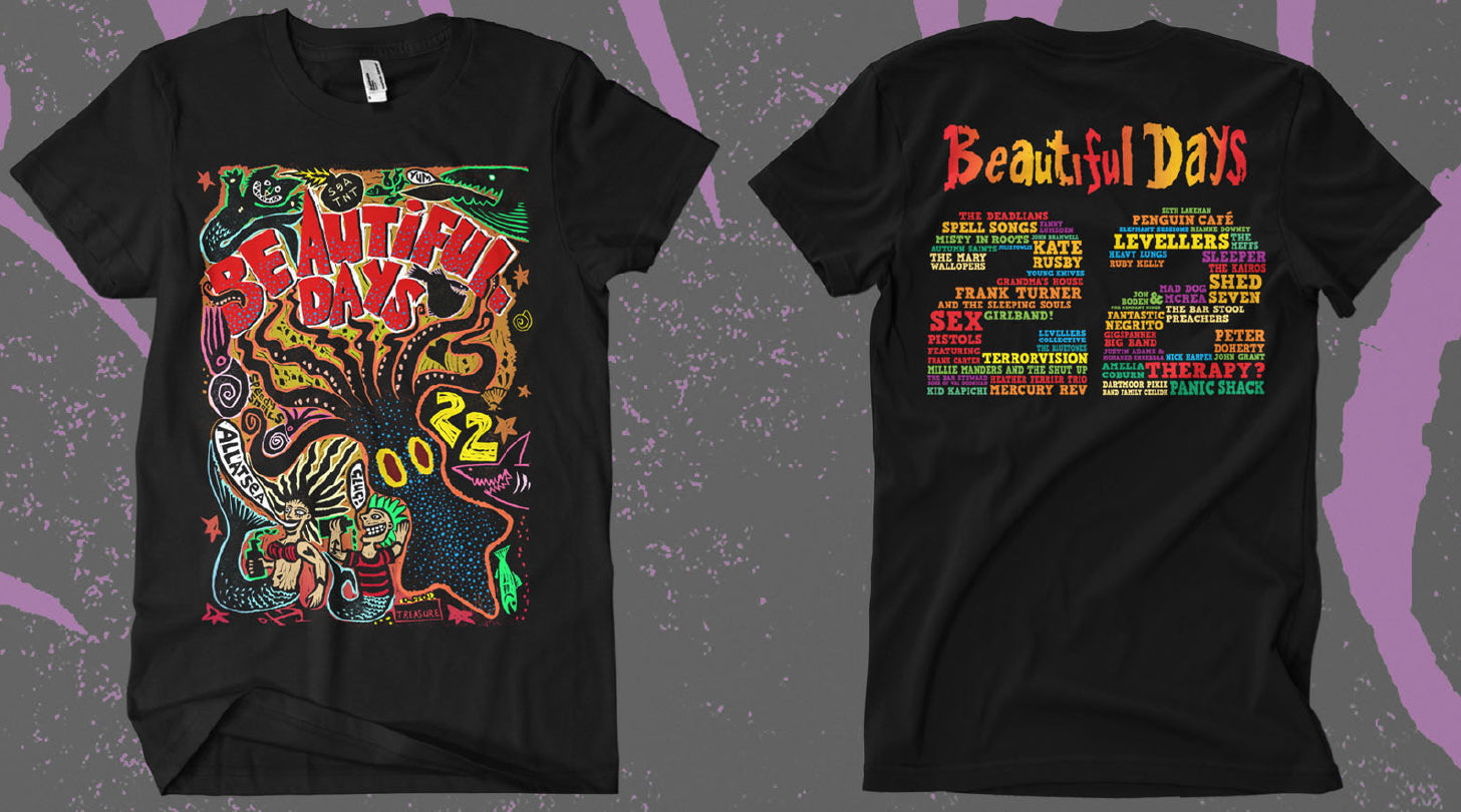 Beautiful Days 2025 T-shirt with back print