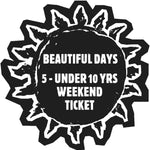 5 To Under 10 Weekend Camping Ticket inclusive of booking fee - Beautiful Days 2025