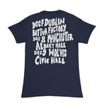 TS Navy Woman's fit- December Tour 2023 - XL only