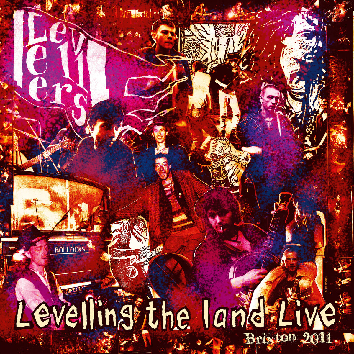 Levellers - Levelling The Land Live (2011) Magenta Vinyl + FREE CD+DVD