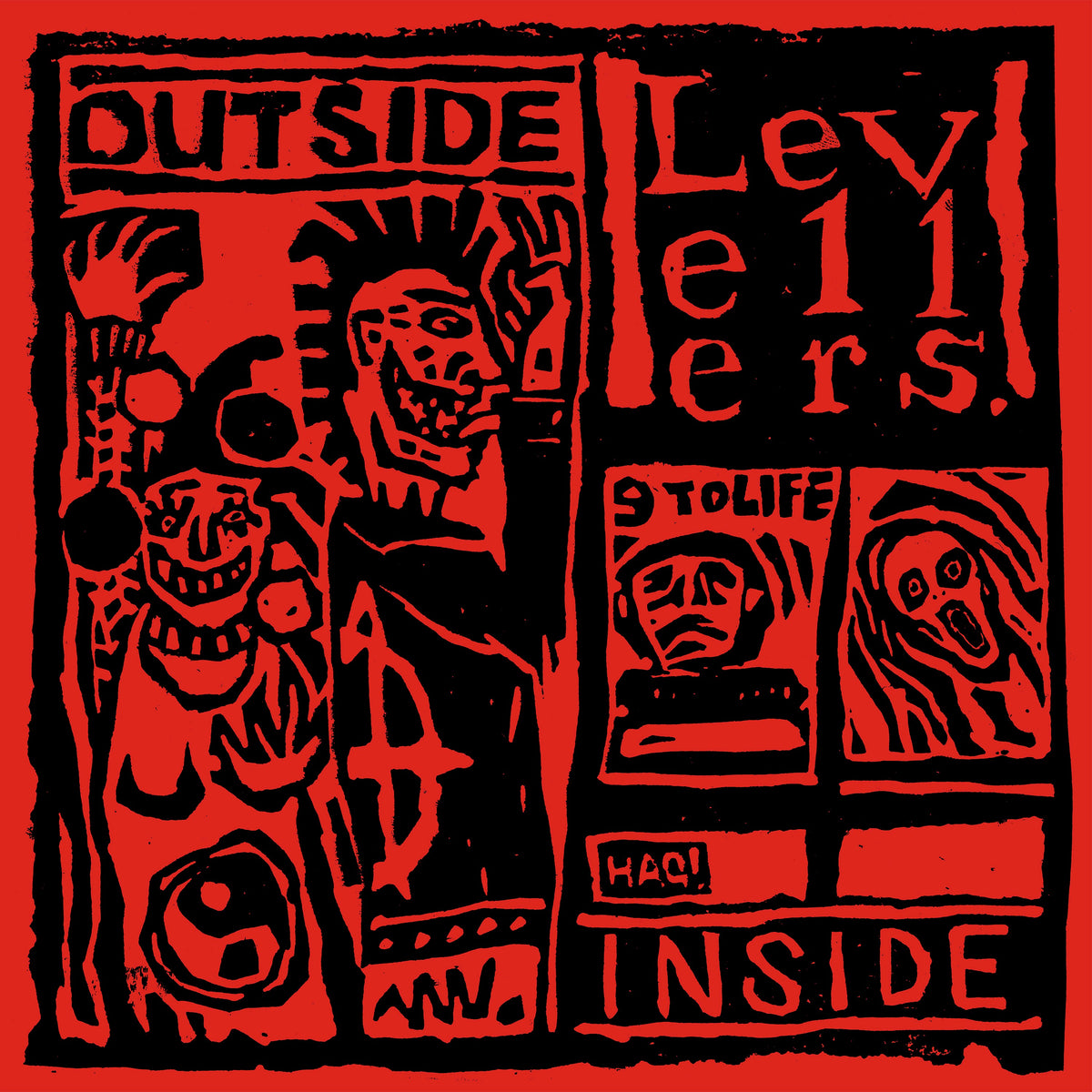 Levellers - Outside/Inside (Red Vinyl 12" Single) PRE-ORDER