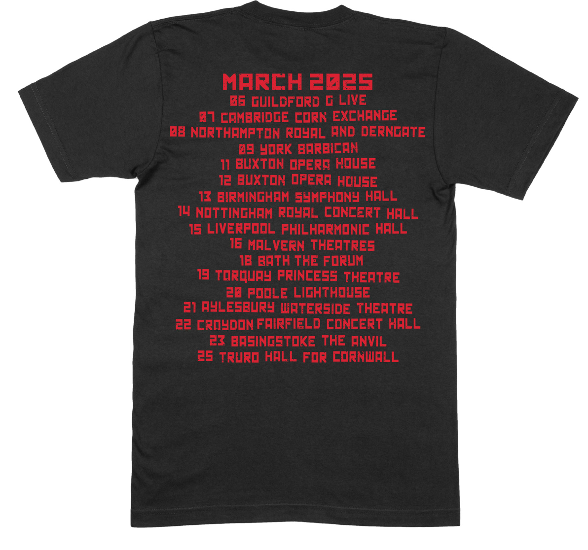 TS - 2025 March We The Collective Tour Shirt