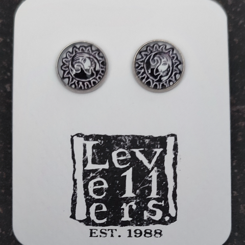 Punch Stud Earrings