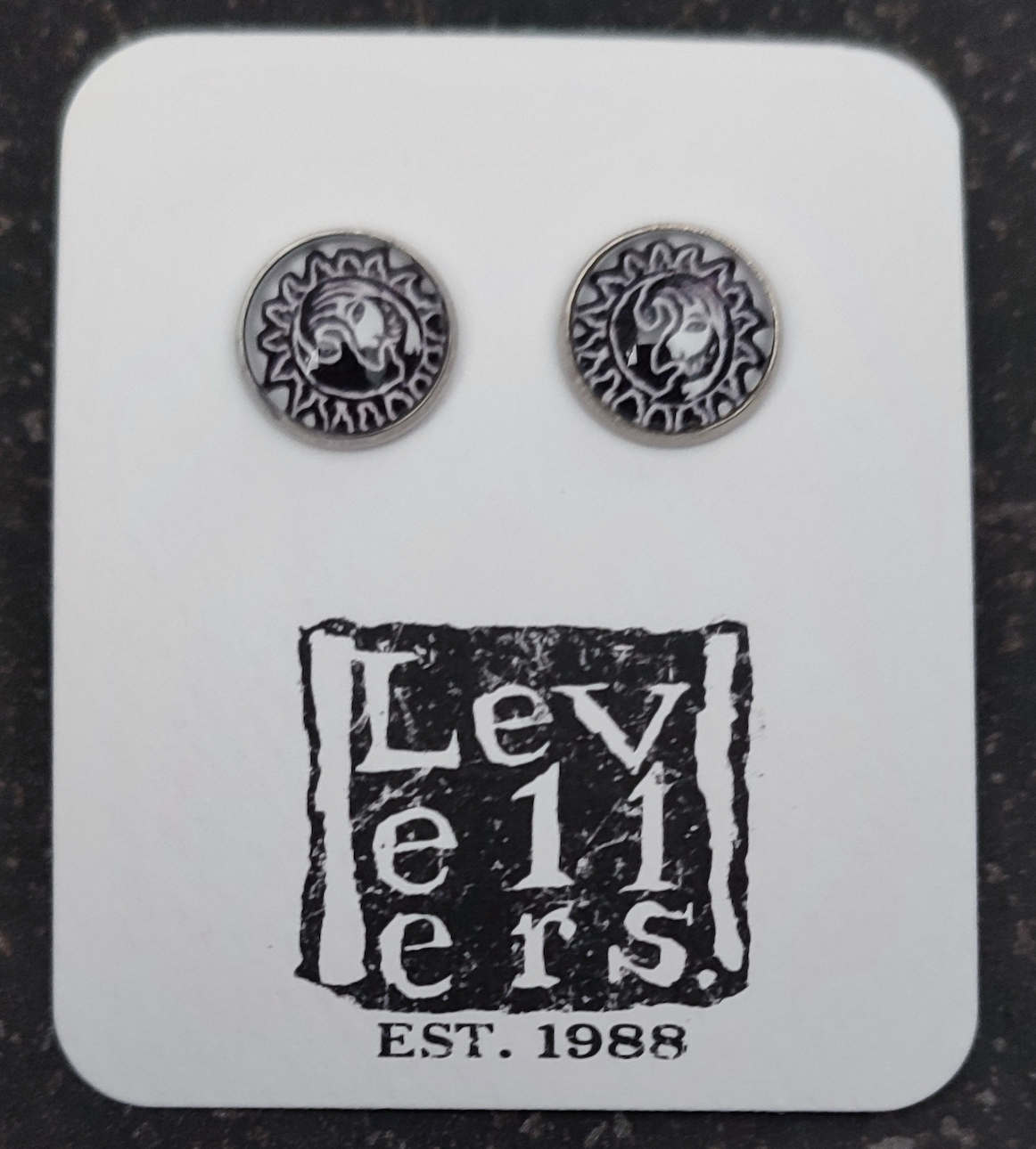 Punch Stud Earrings