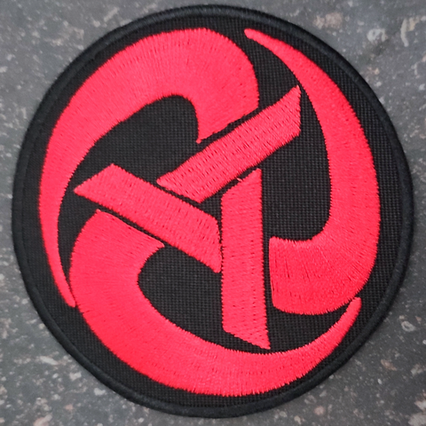 Levellers Black & Red Iron-On Patch
