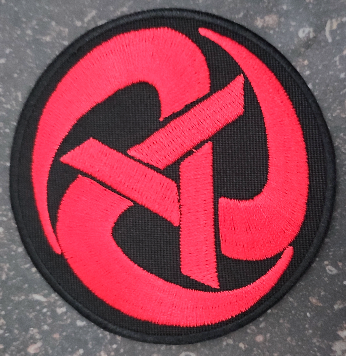 Levellers Black & Red Iron-On Patch