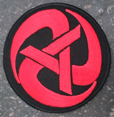 Levellers Black & Red Iron-On Patch