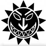 Levellers Vehicle Decal Extra Large Sun Face