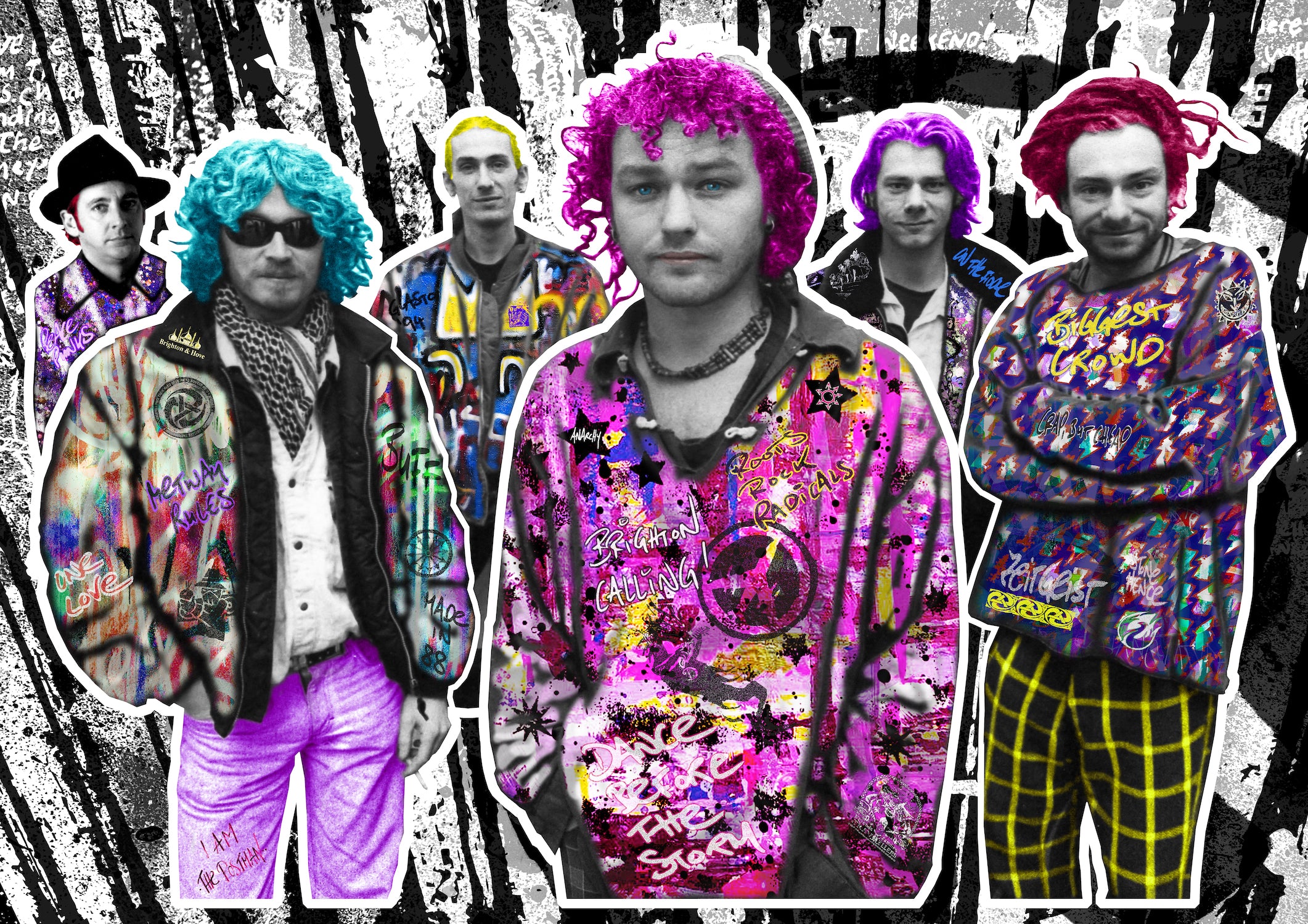 Levellers print by The Postman Art Collective