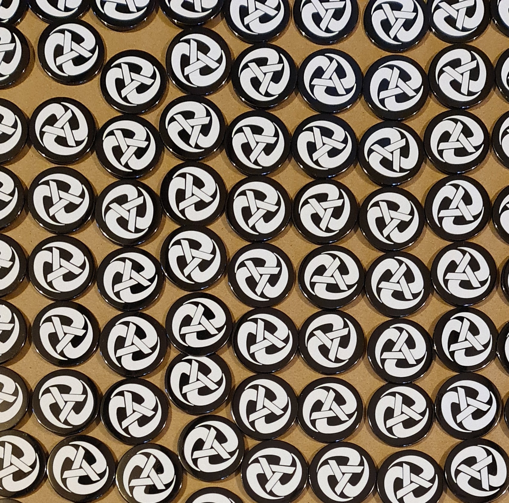 Rolling A Enamel Pin Badge