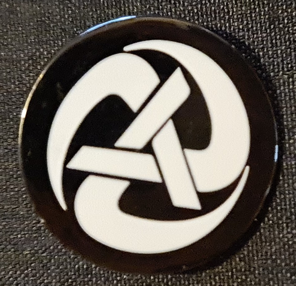 Rolling A Enamel Pin Badge
