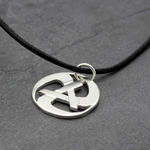 Rolling Anarchy Silver Pendant