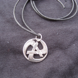 Rolling Anarchy Silver Pendant