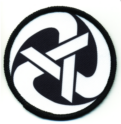 Levellers Black & White Iron-On Patch